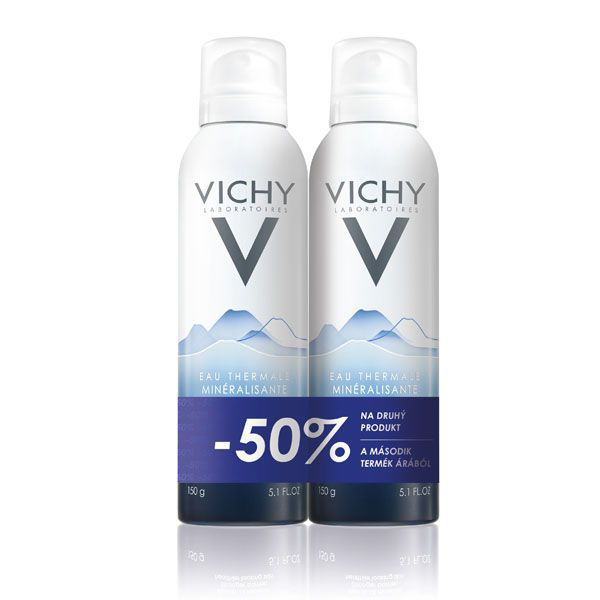 Vichy Ásványi anyagokban gazdag Termálvíz spray 150+150 ml képe