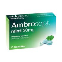 Ambrosept Mint 20 mg szopogató tabletta 18x