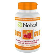 Bioheal Acerolás C-vitamin 1100mg+D3-vitamin 2200 NE filmtabletta 105x
