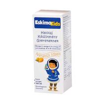 Eskimo Kids étrend-kiegészítő halolaj narancs ízben 105ml