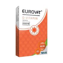Eurovit D-vitamin 2000 NE étrendkiegészítő tabletta 60x