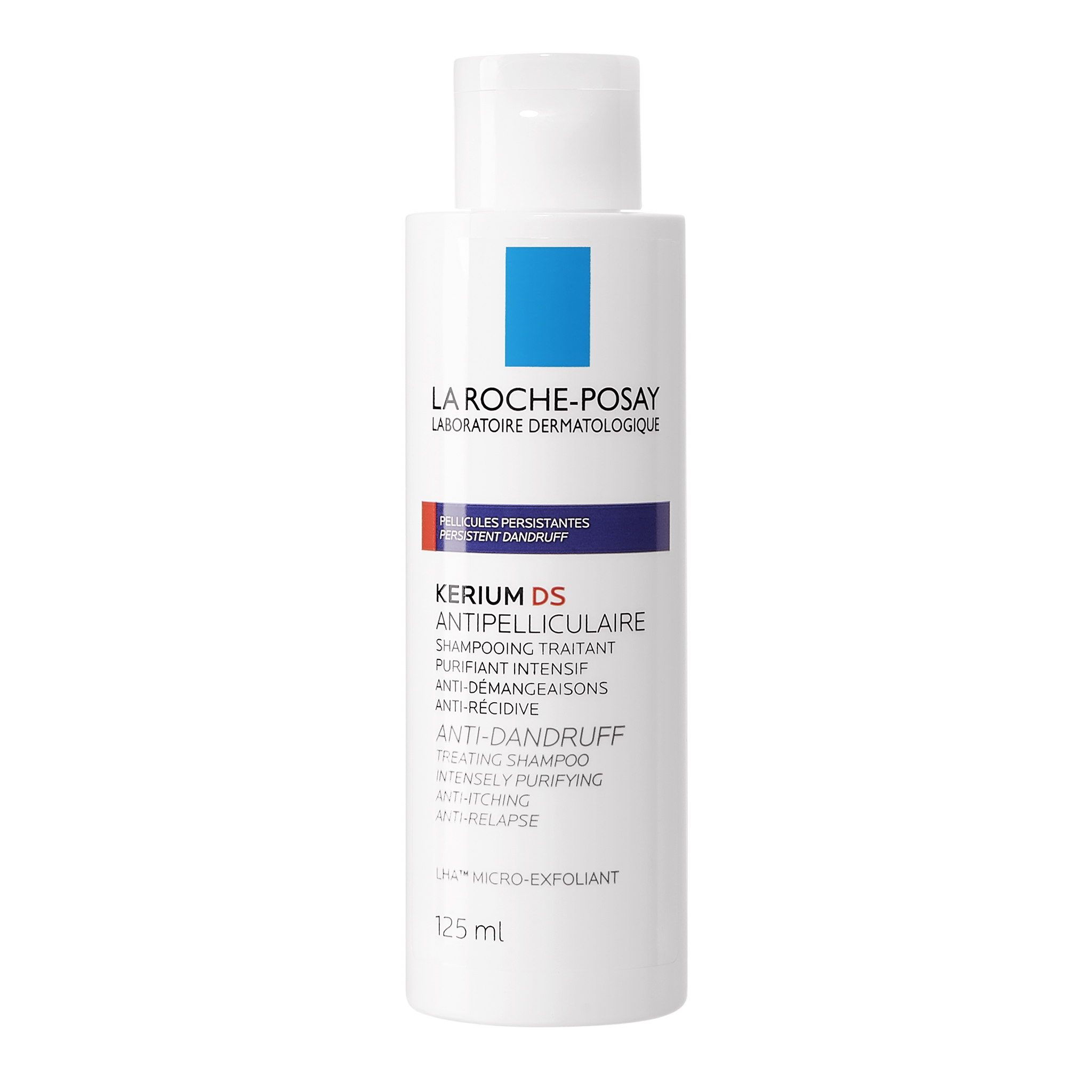 La Roche-Posay Kerium ds intenzív korpásodás elleni sampon mikro-hámlasztó 125 ml képe