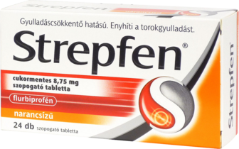 Strepfen narancsos cukormentes 8,75 mg szopogató tabletta 24x